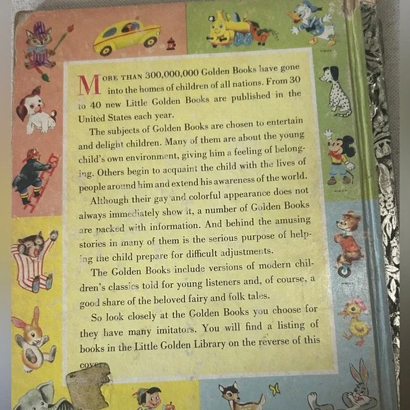 🎉HP🎉 1955 Vintage “The Bunny Book” - A Little Golden Book - Picture 6 of 7
